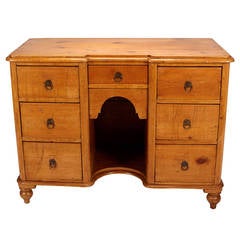 19th-Century English Pine Desk