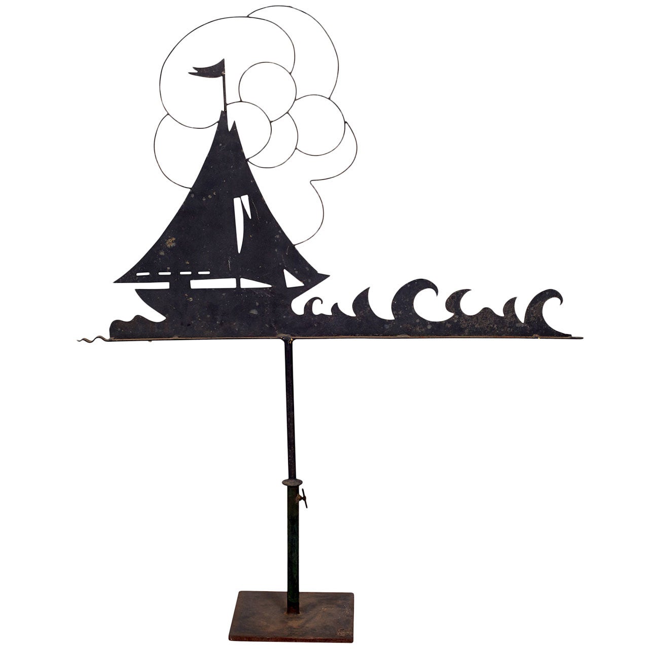 Sailboat at Sea Weathervane