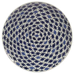 Large Chinese Blue and White Charger