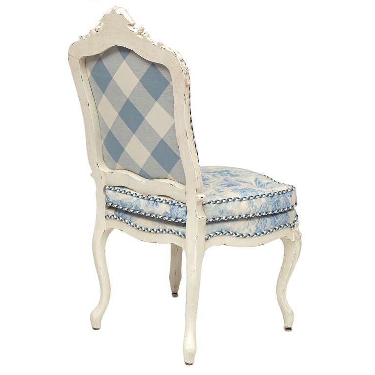 19th c. Victorian Upholstered Side Chair In Excellent Condition In New York City, NY