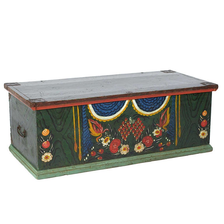 19th C. Austrian Dowry Chest In Excellent Condition In New York City, NY