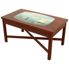 Painted Nautical Coffee Table