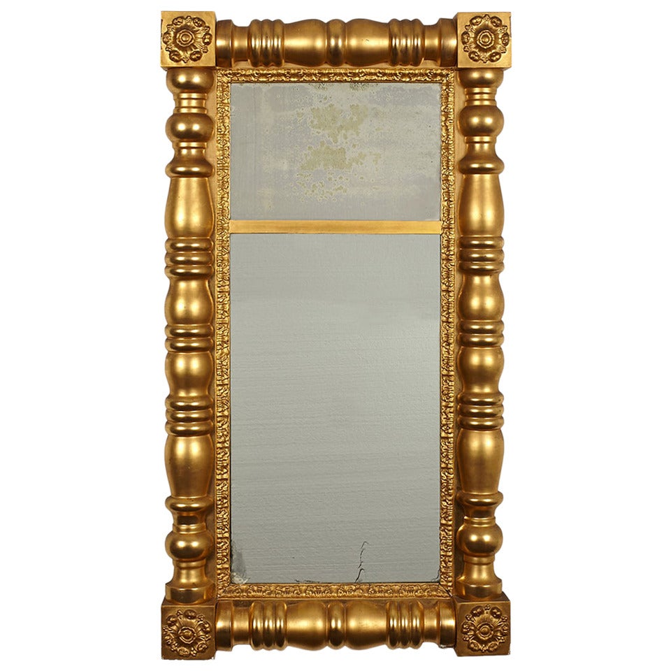 American Classical Giltwood Pier Mirror