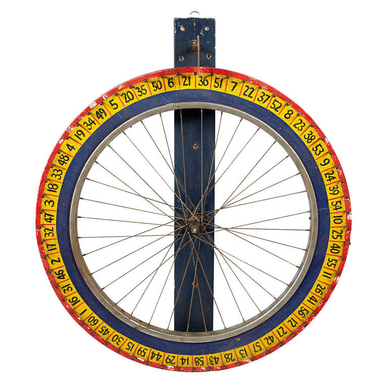 Antique Game Wheel at 1stdibs