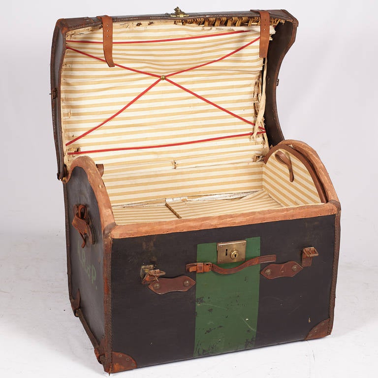 old luggage trunks