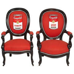 Victorian Mahogany 'Campbell's' Parlor Chairs