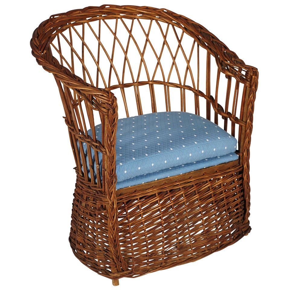 19th Century Wicker Children's Chair