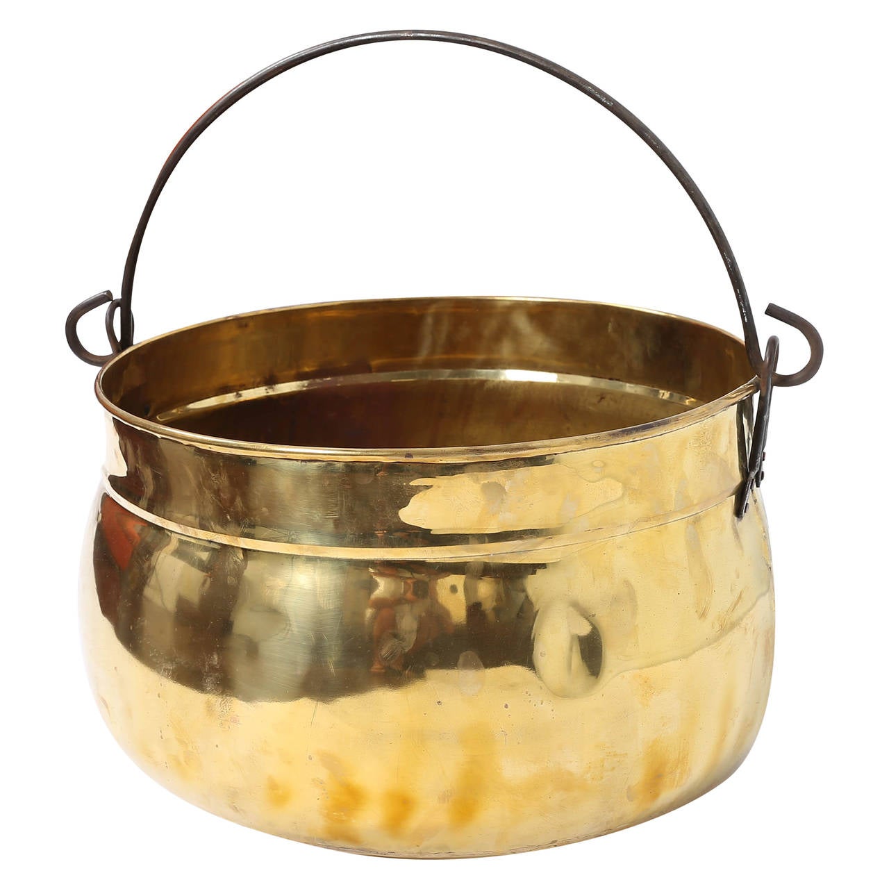 Polished Brass Kettle For Sale at 1stDibs