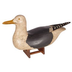 Vintage Folk Art Gull Decoy