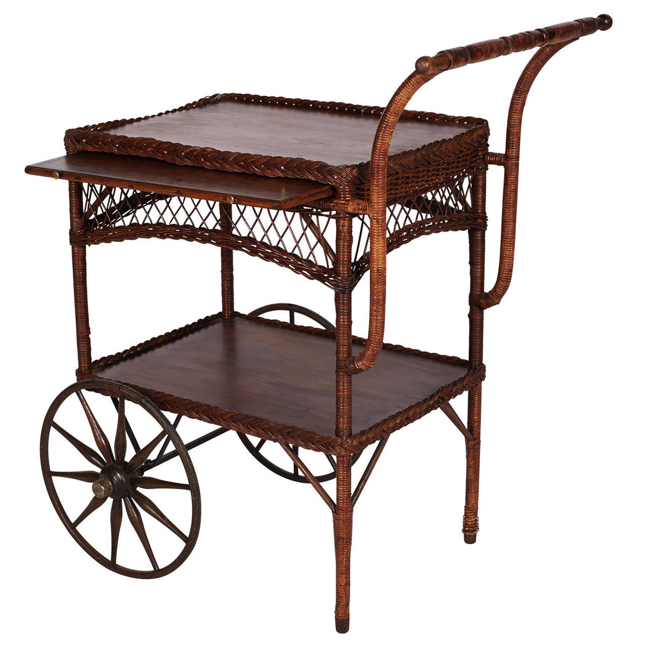 heywood wakefield tea cart