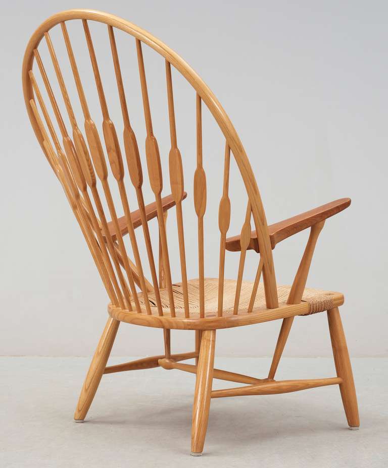 Scandinavian Modern Hans J. Wegner Peacock Chair