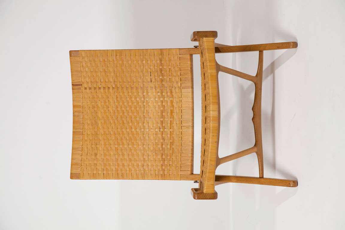 Hans J. Wegner Folding Chair with wall fixture 1