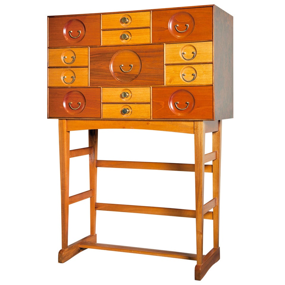 Josef Frank Cabinet with 13 Drawers For Sale