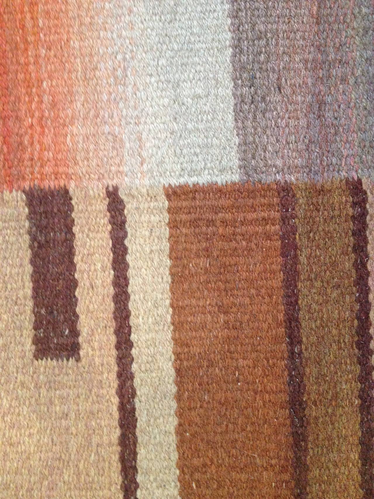 Scandinavian Modern Large Functionalist Carpet, Finland, 1930