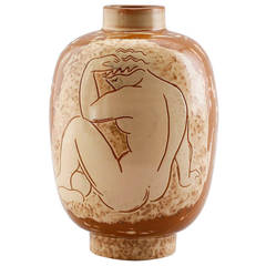 Ceramic Vase, Vicke Lindstrand, Sweden 1944 2