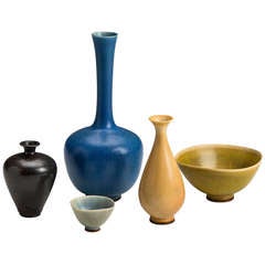 Berndt Friberg Miniature Vases and Bowls