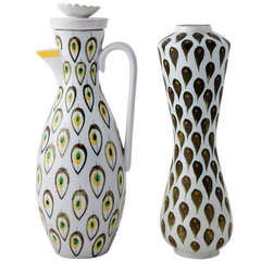 Stig Lindberg Vase and Jug 12