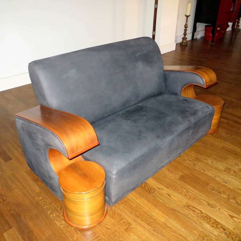 Art Deco Closing SALE - Extravagant Sofa from South Africa, 1930`s For Sale