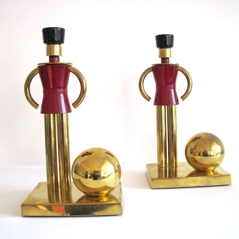 Closing SALE - Pair of Sentinel Bookends By Chase USA 1942