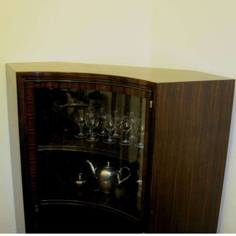 Closing SALE - Rare Display Cabinet for Corner Germany 1930's For Sale 3