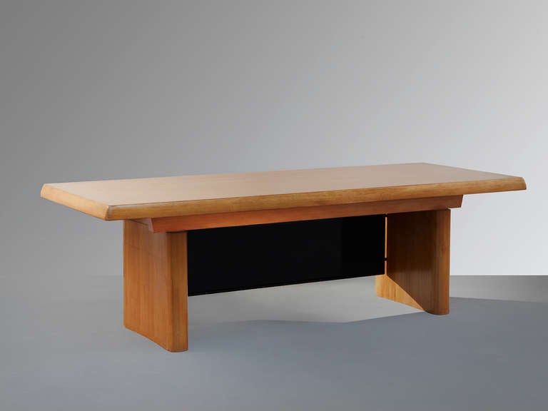 Ash Large desk, 1954 by Charlotte Perriand