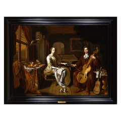 Used HERMANNUS COLLENIUS - A Portrait of an Elegant Couple Making Music