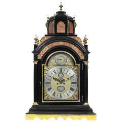 Exceptionally Large Dutch Table Clock by Andries Vermeulen