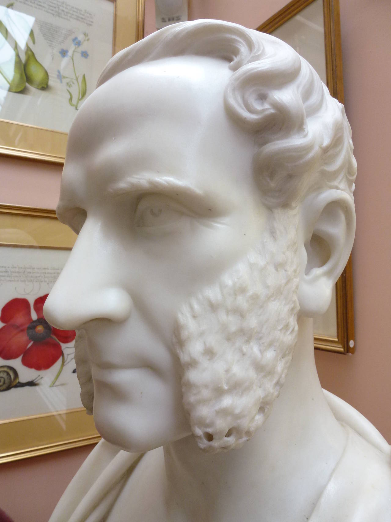 19th Century Pair of Busts by Randolph Rogers, circa 1860 For Sale
