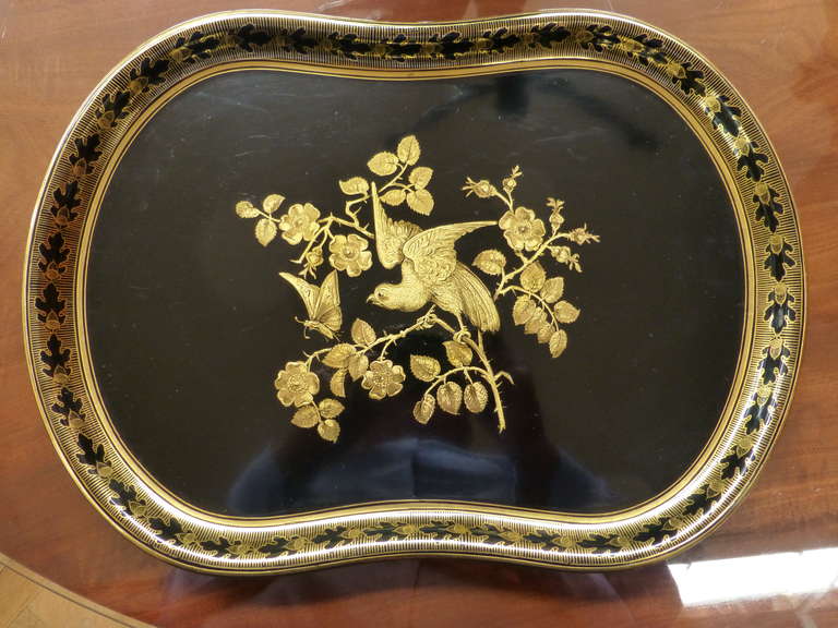 Victorian Papier Mâché Lacquered Tray