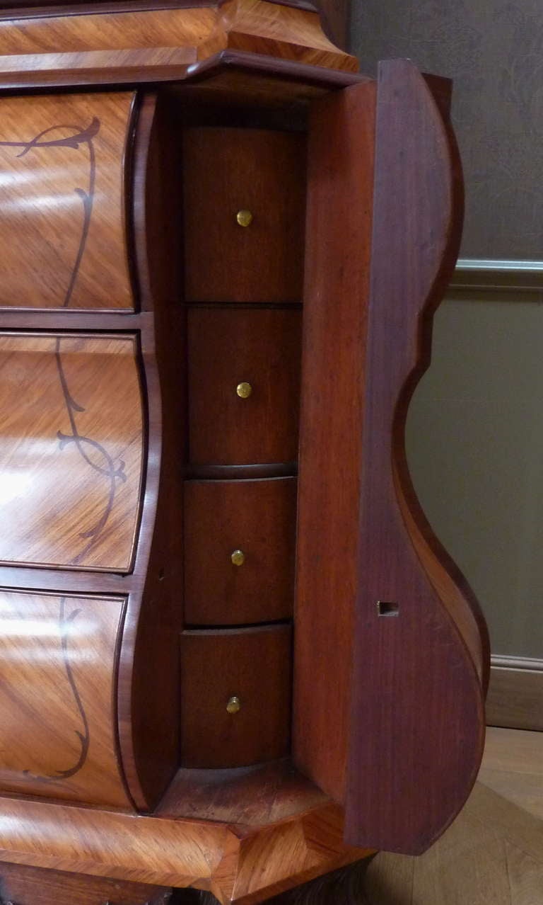 A beautiful Dutch Louis XV cabinet For Sale 1