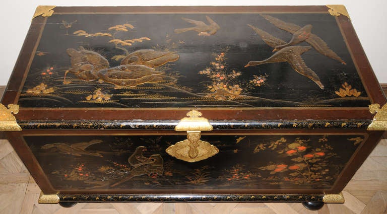  Extremely Rare Lacquer Chest For Sale 2