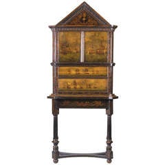 Antique A 19th Century Cabinet on Stand