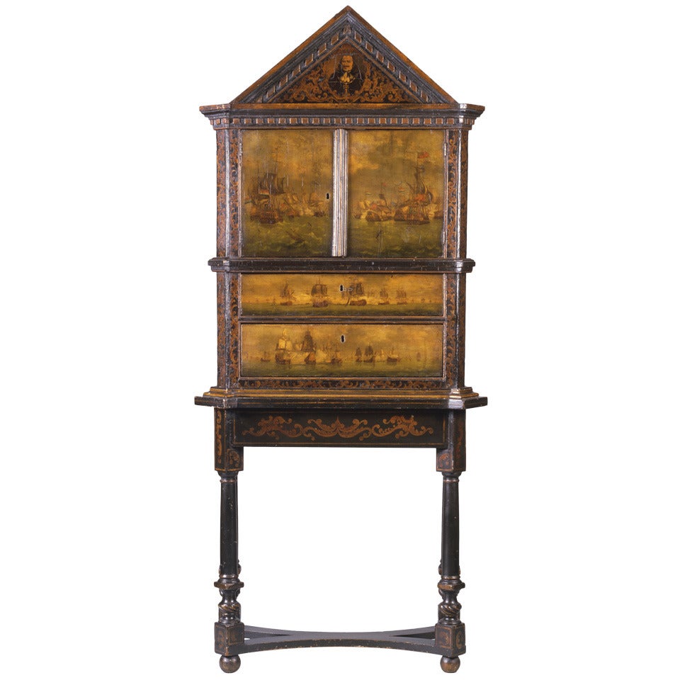 A 19th Century Cabinet on Stand For Sale