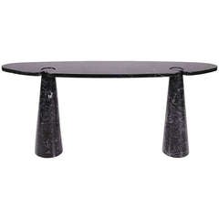 Black Marble Console by Angelo Mangiarotti