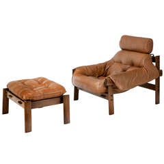 Chaise et pouf Percival Lafer