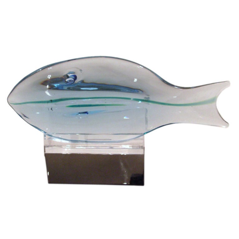 Glass fish by Antonio da Ros for Cenedese