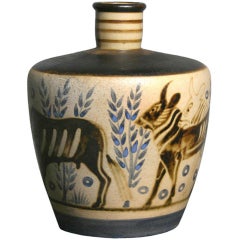 Vintage Large matt glazed vase by Primavera