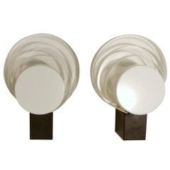 Pair of Lacquered Metal Wall Lights by RAAK 7