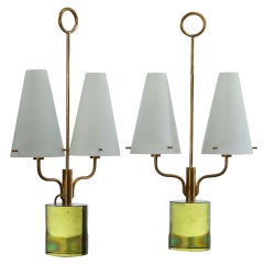 Pair of Table Lamps by Roberto Giulio Rida