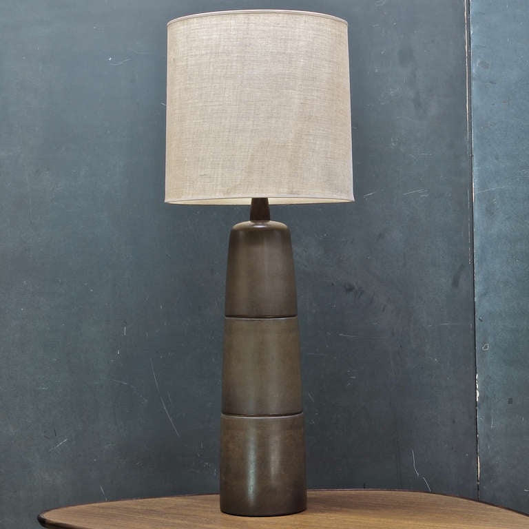 Jane & Gordon Martz Tootsie Roll Ceramic Lamp