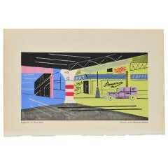 1931 Stuart Davis 'Coffee Pot' Serigraph from the Downtown Gallery