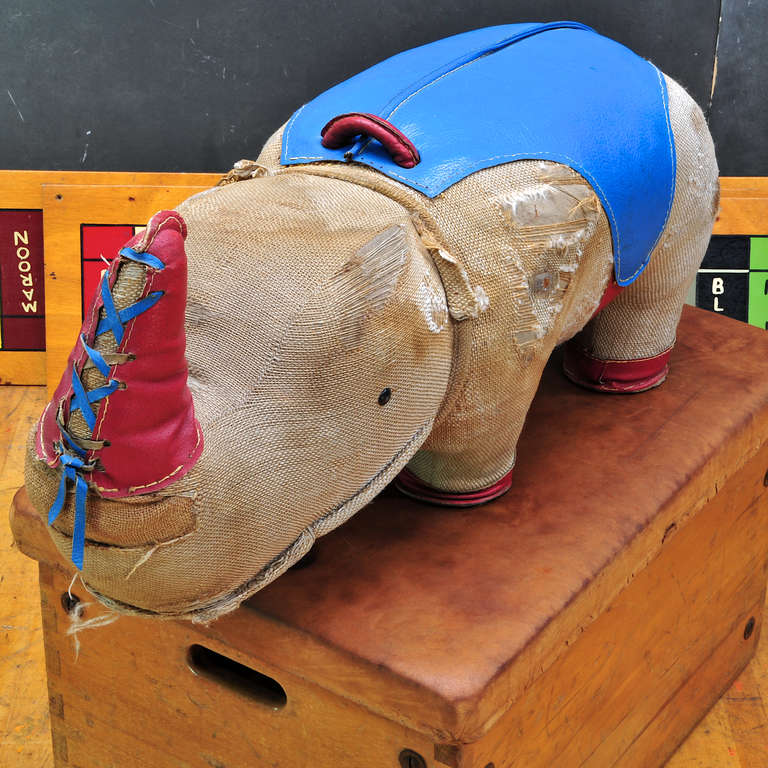 German Renate Muller Rhinoceros Oversized Stuffed Animal