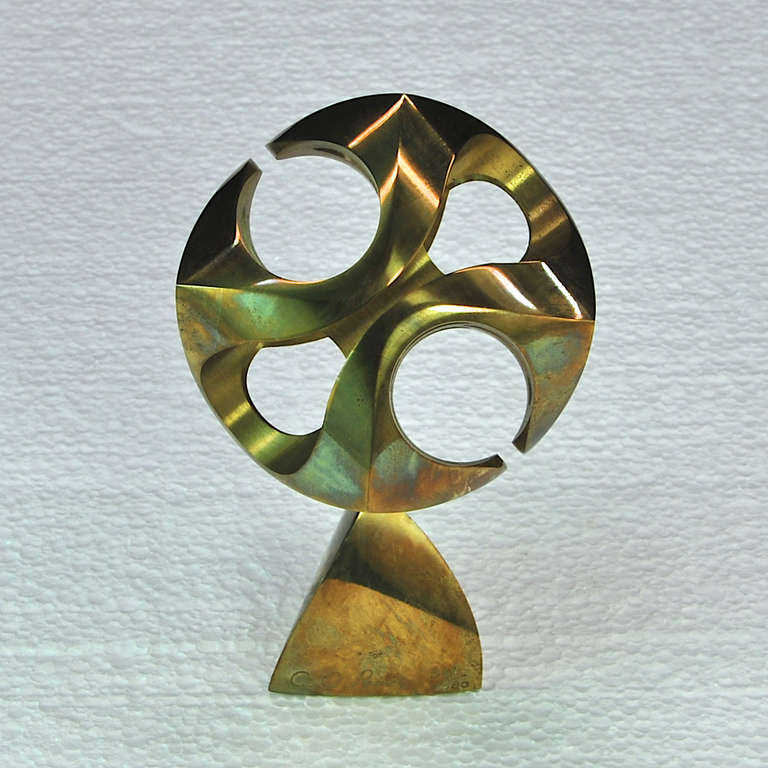 Mid-Century Modern Charles O. Perry Cassini Brass Sculpture