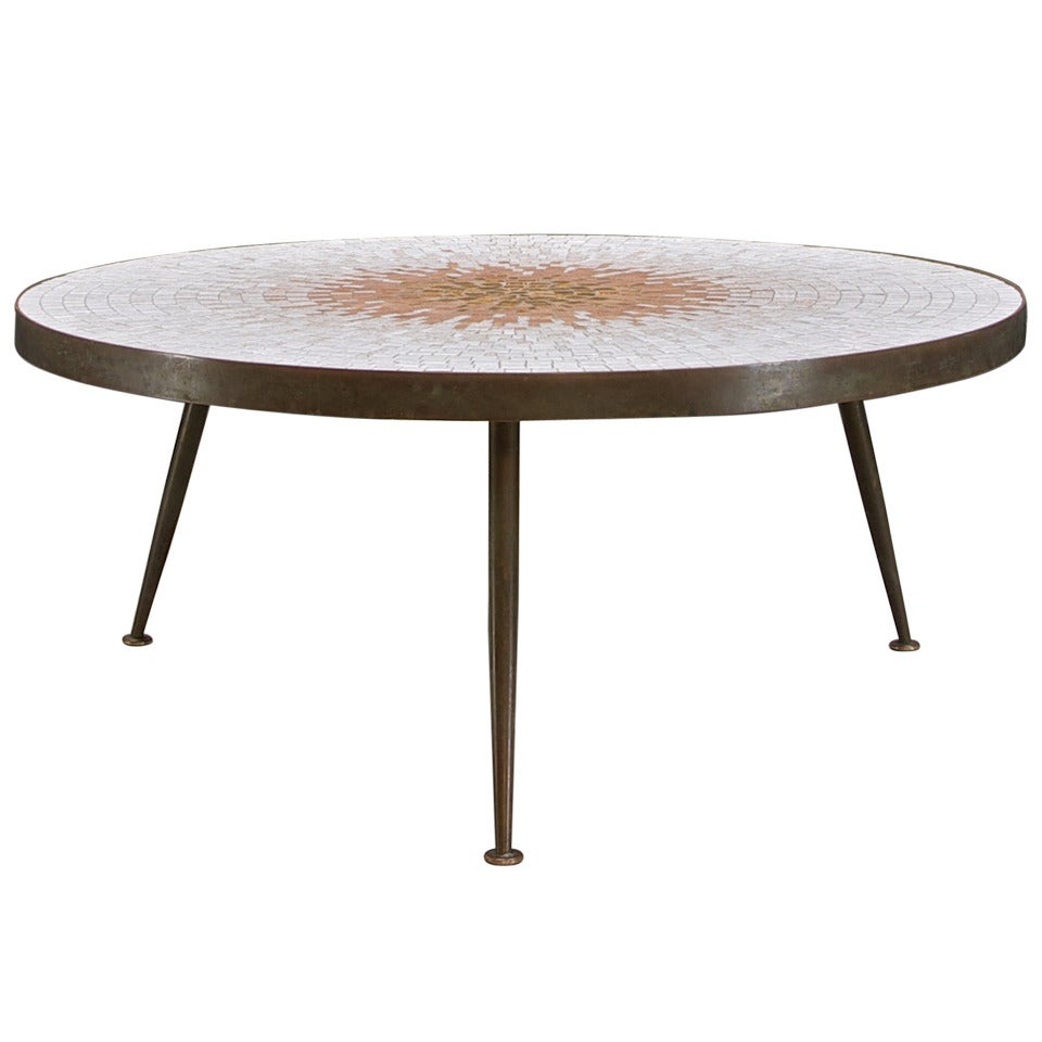 Gio Ponti Sunburst Tile Coffee Table