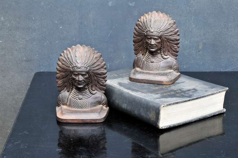 indian chief bookends