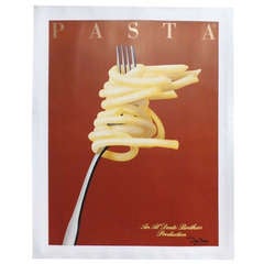 Vintage Pasta Poster by Razzia
