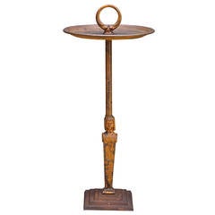 Cast Iron Egyptian Revival Smoke Cigar Stand