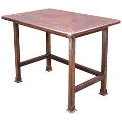Industrial Arborists Assemblage Table Vulcanized Work Surface 1
