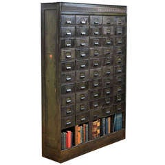 globe Shaw Walker Monumental Apothecary Library Wall Cabinet des années 1880