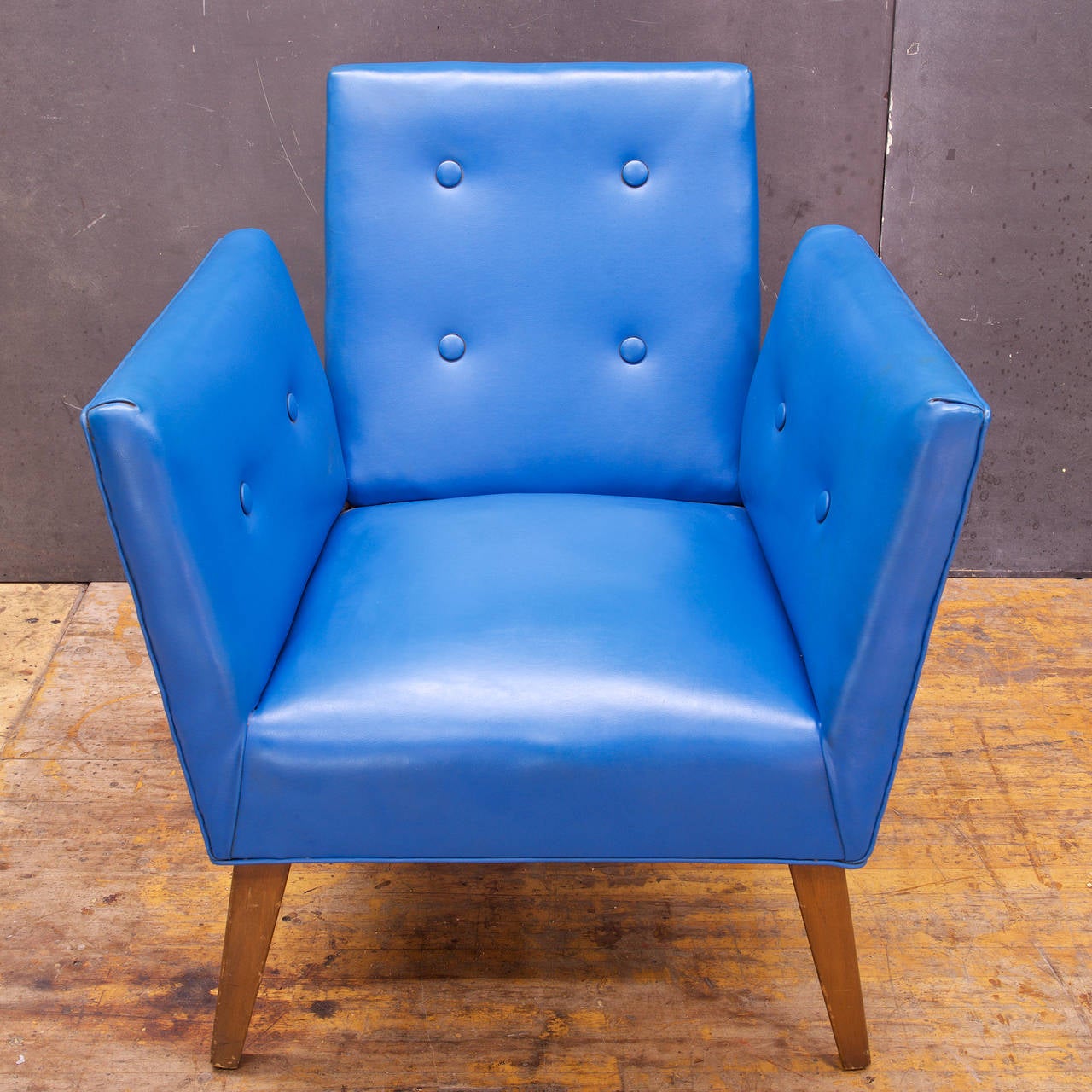 Armchair presented in As-Found condition, Foam is Supple. No Makers Mark, and is attributed to Jens Risom Designs.